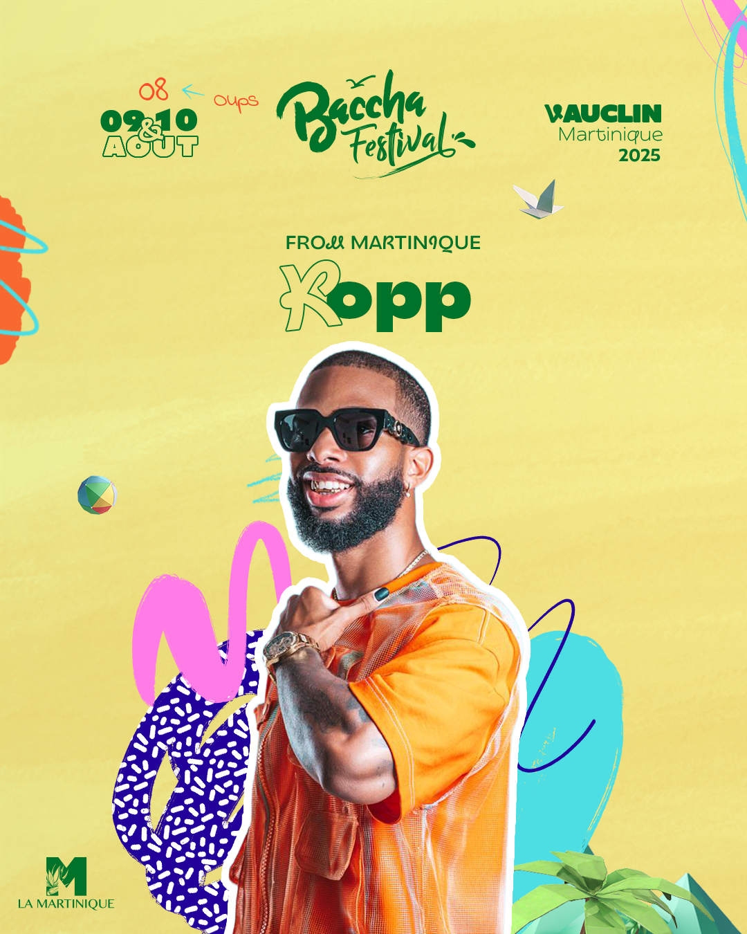 Visuel DJ Kopp pour Baccha festival